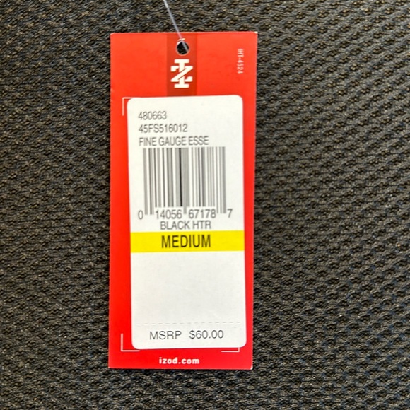 Men’s Izod striped sweater NWT size medium 100% cotton - Picture 6 of 6